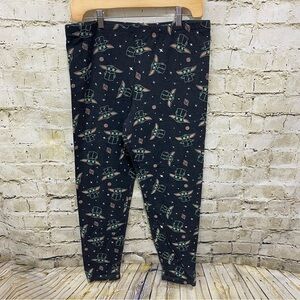 Star Wars Mandalorian Gray Printed Leggings